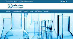 Desktop Screenshot of ekinkimyalab.com