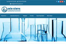 Tablet Screenshot of ekinkimyalab.com